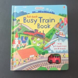 Usborne Pull-back Busy Train Book